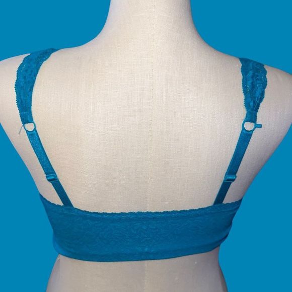 SALE ‼️ NWT Torrid Bralite - 4-Way Stretch Lace Teal Blue Size 0 - Picture 2 of 5